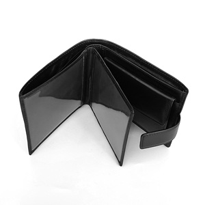 [Fortement recommandé] Portefeuille à monnaie pour homme en cuir véritable tanné végétal Castello de qualité supérieure avec fermeture à bouton-pression Neuf - Product Image 3
