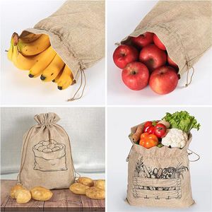 Stylish <b>Small</b> Jute Drawstring Jewelry Bags for Boutique and Handmade Product <b>Packaging</b> - Product Image 4