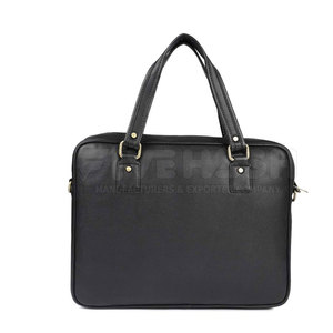 High Quality Leather <b>Laptop</b> <b>Bag</b> With Soft Interior And Secure Zipper Compartments Perfect For Daily Office <b>Work</b> And Travel Needs - Product Image 3