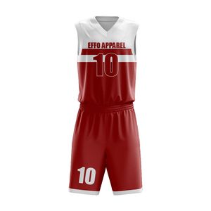 100% Polyester Custom Basketball Uniforms Quick Dry High Quality Unisex Summer Design Breathable Plus Size Adults Team Suits - Product Image 1