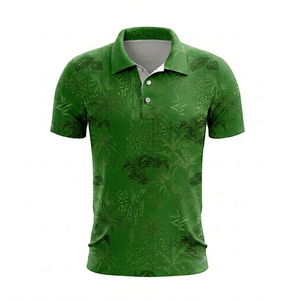 Tissu Oxford personnalisé 220g en polyester-coton pour chemise de golf décontractée, séchage rapide, performance optimale, marque privée, vente en gros - Product Image 1