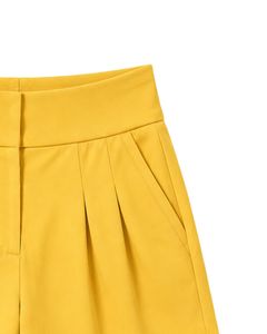 Manufacturer Purple Sleeveless Tank <b>Top</b> With Mustard Yellow High Waist Shorts Women Casual Summer Two Piece Outfit Set Clothes - Product Image 6