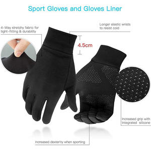 Guantes Ligeros para Correr con Pantalla Táctil, Antideslizantes, Cálidos, para Ciclismo, Carreras, Deportes y Conducción - Product Image 5