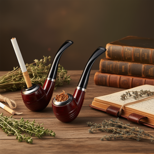 Pipa de Fumar de Madera Hecha a Mano de Estilo Vintage Premium, Duradera, Ecológica, Reutilizable y Portátil, Fabricante Mayorista - Product Image 3