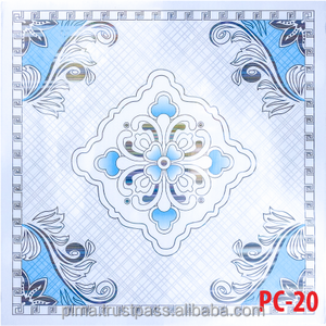 Nouveaux panneaux de plafond en PVC, matériaux de décoration intérieure, dalles de plafond acoustiques, plafonds artistiques en PVC vierge, film brillant - Product Image 6