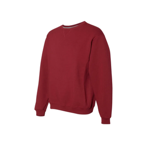 Men's Custom Crew Neck Sweatshirt <b>Thick</b> <b>Fleece</b> Long Sleeve Solid Color Casual Pullover Regular Fit - Product Image 2