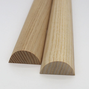 Moldura Decorativa de Madera Sólida en Forma de Media Luna, Estilo Europeo, para Paneles Interiores y Diseño de Muebles - Product Image 1