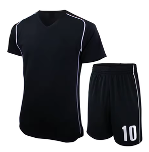 Uniforme de Fútbol Personalizable, Conjunto Completo (Camisetas y Pantalones Cortos) con Tela Transpirable, Colores del Equipo, Opciones de Logotipo OEM - Product Image 6