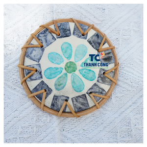 Fabricante Profesional DE POSAVASOS DE NÁCAR, Juego de Posavasos de Nácar de Lujo Hechos a Mano, Regalo, Vietnam - Product Image 1