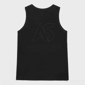 เสื้อกล้ามผู้ชายคุณภาพสูง ออกแบบโลโก้ตามสั่ง ระบายอากาศได้ดี เป็นมิตรกับสิ่งแวดล้อม แห้งเร็ว สวมใส่สบาย น้ำหนักเบา เหมาะสำหรับออกกำลังกาย - Product Image 2