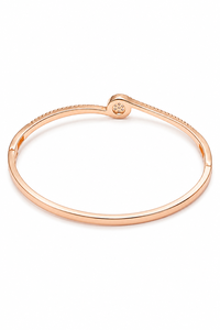 Brazalete de Moissanita en Plata de Ley 925 con Baño de Oro Rosa, con Regalo para Mujer KLSB20515 - Product Image 3