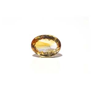 Natural Citrine Cat's Eye Loose Gemstone 16.6 Carat Excellent Cut Yellow Certified Wholesale - Product Image 1