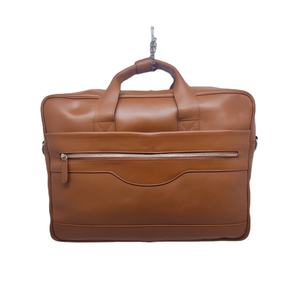 Maletín Retro para Portátil de Cuero Genuino para Hombre, Personalizable para Documentos, Exportado desde BD - Product Image 1
