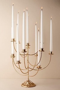 Candélabre en fer noir à 3 bras, support de bougie en spirale, support de bougie chauffe-plat résistant à la chaleur pour la décoration de la maison - Product Image 3
