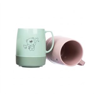 Mignon Gobelet en Plastique à Double Paroi pour Enfants, Réutilisable, Compatible Lave-Vaisselle, Anti-Chute, pour Bain de Bouche, Brosse à Dents et Eau Potable - Product Image 3