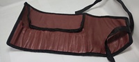 Rouleau à outils en cuir cuir fait original