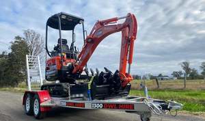 Miniexcavadora Kubota U17-3 sobre orugas – Peso de la excavadora: 3,700 lb, potencia del motor: 16.1 HP - Product Image 5