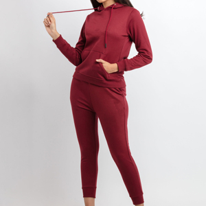 Conjuntos Deportivos de Mujer con Logotipo Personalizado, 100% Algodón Felpa, Conjuntos Deportivos Elegantes, Ropa Deportiva Urbana para Mujer, Conjuntos de Joggers para Mujer - Product Image 6