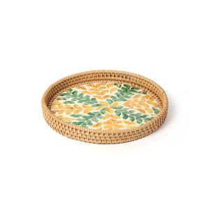 Bandeja Decorativa de Lujo con Incrustaciones de Madreperla Hecha a Mano para Mesa de Centro Otomana y Decoración del Hogar en Oferta - Product Image 2