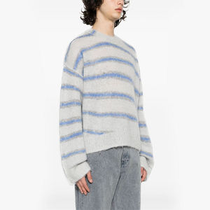 Fabricant de pulls en tricot, pull en tricot à col rond à manches longues personnalisé pour l'automne et l'hiver, pour hommes - Product Image 5