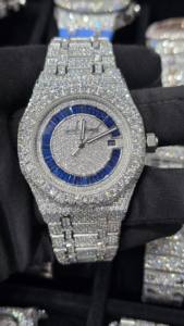 Nouvelle Montre de Luxe Tendance Hip Hop à Mouvement Automatique, Diamants VVS1, Moissanite Bussdown, Iced Out pour Hommes avec Boîte - Product Image 3