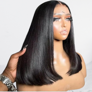 Peluca de Cabello Humano Larga con Frente de Encaje HD, 150% de Densidad, Pre-Desplumada, Sin Pegamento, Cabello Remy para Mujeres - Product Image 1