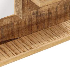 Espejo de Baño de Madera de Mango Natural con Espejo Transparente, Categoría de Productos: Espejos de Baño - Product Image 6