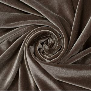 Tissu en velours extensible de haute qualité, polyester et élasthanne, velours coréen, tissu tricoté doux pour vêtements, robes, canapés, rideaux - Product Image 4