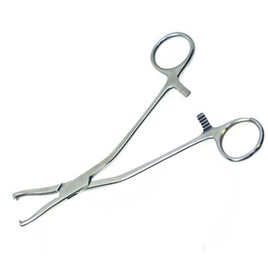 Pince à maintenir les os orthopédiques personnalisée Dingman, à manche courbé, en acier inoxydable chirurgical - Product Image 4