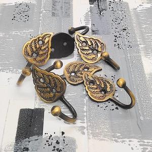 Porte-manteau, porte-sacs et porte-serviettes mural en acier inoxydable à double crochet, résistant à la rouille, pour la maison et le bureau - Product Image 2