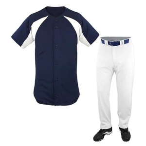 Uniforme de Béisbol de Alta Calidad para Hombre con Logotipo del Nombre del Equipo, Diseño de Impresión Digital a Color Personalizado, 100% Poliéster, Corte Regular, Manga Corta - Product Image 1