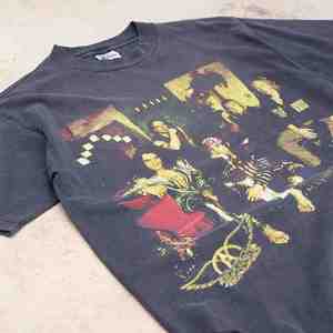 Camiseta Gráfica Vintage Personalizada con Lavado Ácido, Oversize, de Algodón, Estilo Urbano, Unisex, de Alto Gramaje, Impresión DTG, OEM ODM - Product Image 2