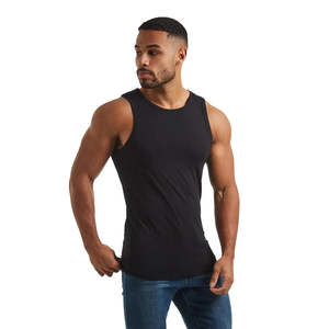 Débardeurs pour hommes 100% coton, respirants, design décontracté et ajusté, confortables, sans manches, pour la gym, la course à pied, grandes tailles - Product Image 4