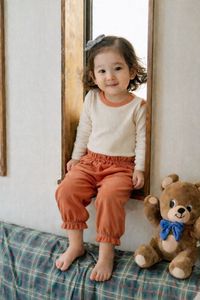 JALBEBE Set Due Pezzi Unisex per Neonati: Maglietta a Maniche Lunghe e Pantaloni Elastici, Abbigliamento Morbido in Cotone per Casa - Product Image 5