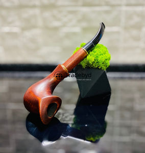 Pipa de Tabaco Clásica Hecha a Mano de Madera Natural, Diseño Elegante por Tradebyd - Product Image 5