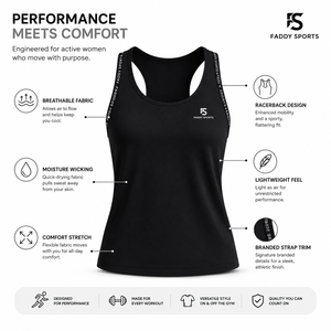 Wholesale Women Quick Dry Sports Tank <b>Top</b> Breathable Racerback Yoga Fitness Gym Vest Sleeveless Athletic Training Workout <b>Top</b> - Product Image 5