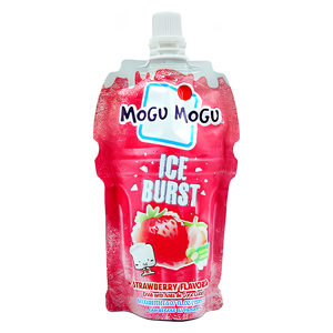Sachet de jus Mogu Mogu Ice Burst saveur fraise 320ml - Product Image 1