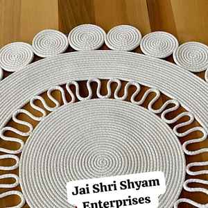 Alfombras y Tapetes Trenzados Hechos a Máquina con Cuerda de Algodón, Ecológicos, Aptos para Mascotas, Resistentes a las Manchas, Antideslizantes - Product Image 2