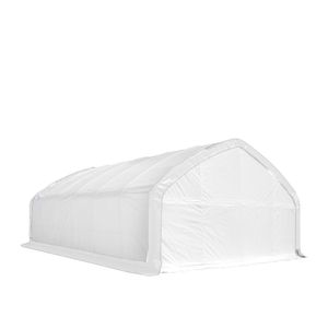 Tettoia per Stoccaggio Resistente 20FT X 30FT con Pareti Diritte e Tetto a Falda, Copertura in PE da 11 oz, Porta Passante TMG ST2031E per Auto - Product Image 5