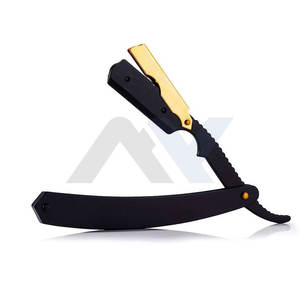 Navaja de Afeitar Recta de Acero Inoxidable para Barbería, Antioxidante, para Salones de Belleza Profesionales - Product Image 1