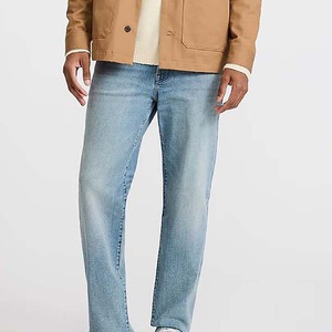 Jeans en denim extensible pour hommes, taille mi-haute, confortables, décontractés, à la mode, vente en gros d'usine - Product Image 5