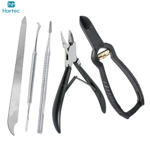 Juego de Herramientas para el Cuidado de las Uñas con Recubrimiento Negro de Calidad Profesional, Cortaúñas Ergonómico para Uñas Encarnadas, Juego de Pedicura de Acero Inoxidable con Estuche - Product Image 5