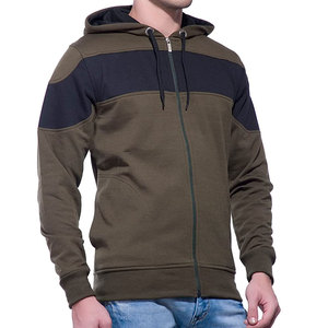 Sweat-shirt à capuche zippé décontracté pour homme, veste en polaire de qualité supérieure, vêtement d'extérieur athlétique confortable pour la mode quotidienne et les voyages - Product Image 4