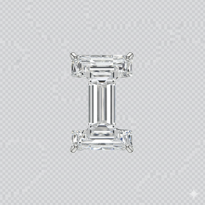 Diamante Sintético Suelto en Forma de Letra I, Blanco HPHT CVD, Corte Elegante, Certificado IGI GIA, Diamante Cultivado en Laboratorio, Precio por Quilate - Product Image 3