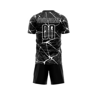 Tenues de football couleur unie, service OEM, fabriquées au Pakistan, polyester/coton, imperméables, séchage rapide, couleurs personnalisées, nom de l'équipe - Product Image 3