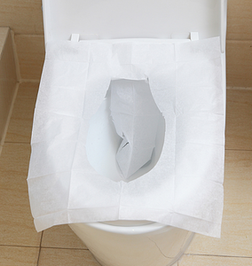 Cubierta Desechable para Asiento de Inodoro, Plegable por la Mitad, Sanitaria, de Alta Absorbencia, de 1 Capa, para Uso Público - Product Image 4