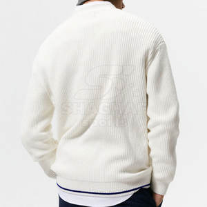 Cárdigan de Punto para Hombre, Suéter Abierto por Delante, Informal, para Uso Diario, Atuendo de Invierno - Product Image 2