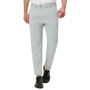 Pantalones Casuales de Verano para Hombre Active Squad, Personalizados, de Cintura Media, Rectos, Transpirables, de Tela de Lana Peinada, Antiarrugas, de Secado Rápido, con Forro Polar Grueso - Product Image 3