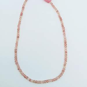 ลูกปัดควอตซ์สีชมพูทรงรอนเดลล์เหลี่ยมเพชรพลอย แฟชั่นคุณภาพสูง สำหรับทำเครื่องประดับ DIY สร้อยข้อมือ สร้อยคอ - Product Image 4