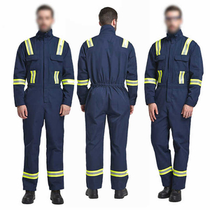 Hi VIS Coverall มองเห็นได้ชัดเจนทนทาน Workwear Hi Coverall สะท้อนแสงระบายอากาศชุดความปลอดภัย Hi VIS Coverall - Product Image 1